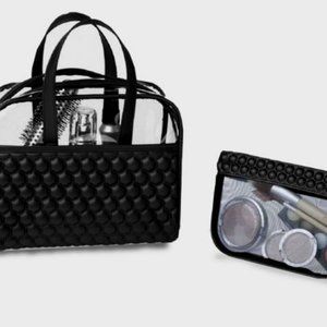 2 pc. Cosmetic ‘Bump’ Bag Set